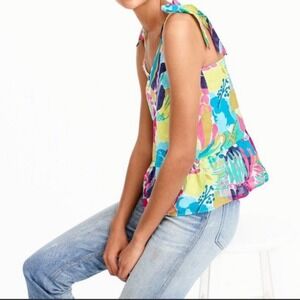 J.Crew Seaside Peplem Halter Top Size 8